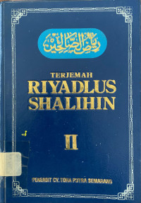 Image of Terjemah Riyadlus Shalihin II
