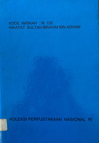 Image of Hikayat Sultan Ibrahim Ibn Adham